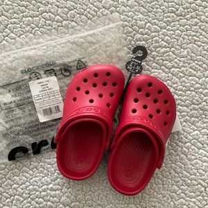 Red Kids Crocs